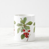 Vintages Obst Kirschkost, Kirschen von Redoute Kaffeetasse (Mittel)
