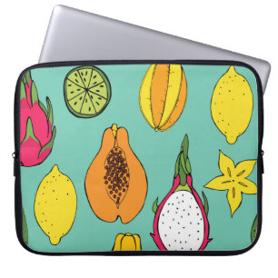 Vintages Obst Nahtlose Illustration Laptopschutzhülle