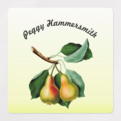 Vintages Obst Personalisiert Etiketten (Design 1)