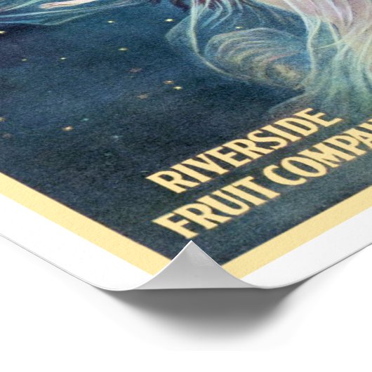 Vintages Obst Poster (Ecke)