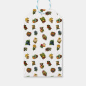 Vintages Obst und Blume Geschenkanhänger (Rückseite)