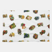Vintages Obst und Blume Handtuch (Horizontal)