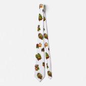 Vintages Obst und Blume Krawatte (Vorderseite)