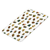 Vintages Obst und Blume Magnet (Linke Seite)