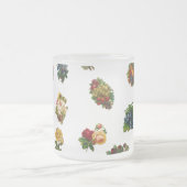 Vintages Obst und Blume Mattglastasse (Mittel)