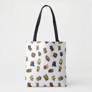 Vintages Obst und Blume Tasche