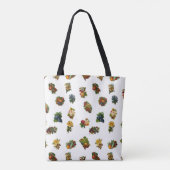 Vintages Obst und Blume Tasche (Rückseite)