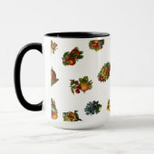Vintages Obst und Blume Tasse (Links)