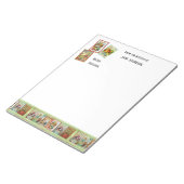 Vintages Obst und Gemüse Recipe Notizblock (angewinkelt)