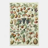 Vintages Obst von Adolphe Millot Geschirrtuch (Vertikal)