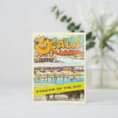 Vintages Ocala, Florida Postkarte (Stehend Vorderseite)