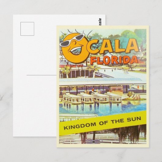 Vintages Ocala, Florida Postkarte (Vorne/Hinten)