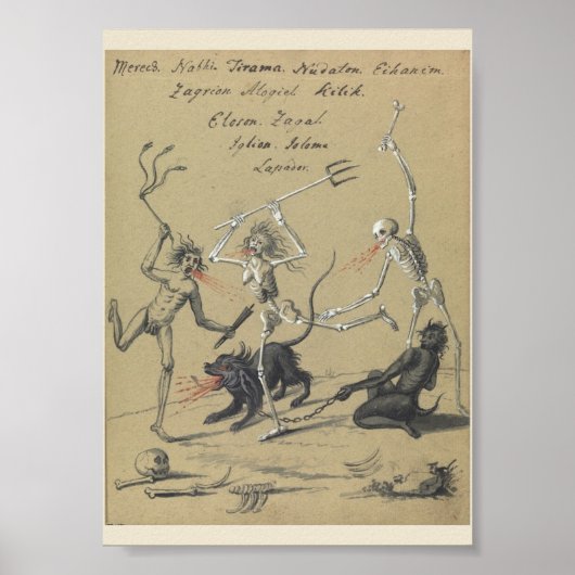 Vintages Occult Poster (Vorne)