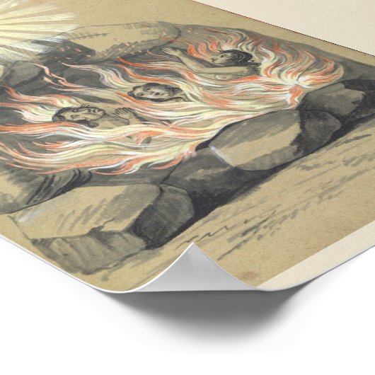 Vintages Occult Poster (Ecke)