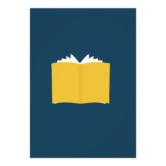 Vintages offenes Buch Fotodruck (Vorne)