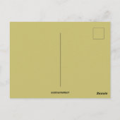 Vintages Ohr Mais Erntedank Grüße Postkarte (Rückseite)