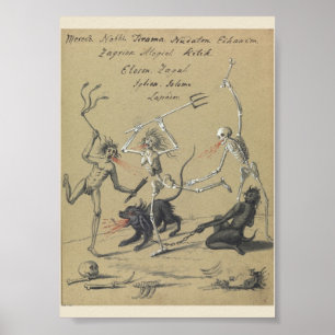 Vintages Okkultistisches Poster