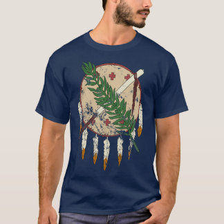 Vintages Oklahoma-Flag-Thema T-Shirt