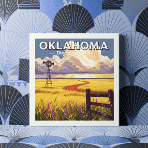 Vintages Oklahoma Fliese