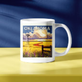 Vintages Oklahoma Kaffeetasse
