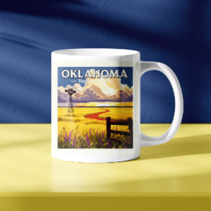 Vintages Oklahoma Kaffeetasse