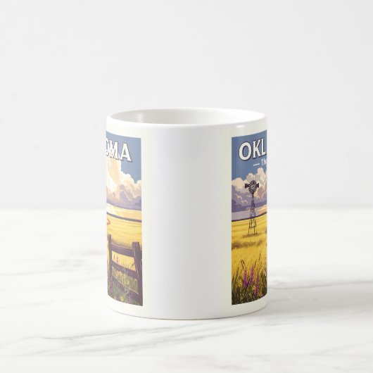 Vintages Oklahoma Kaffeetasse (Mittel)