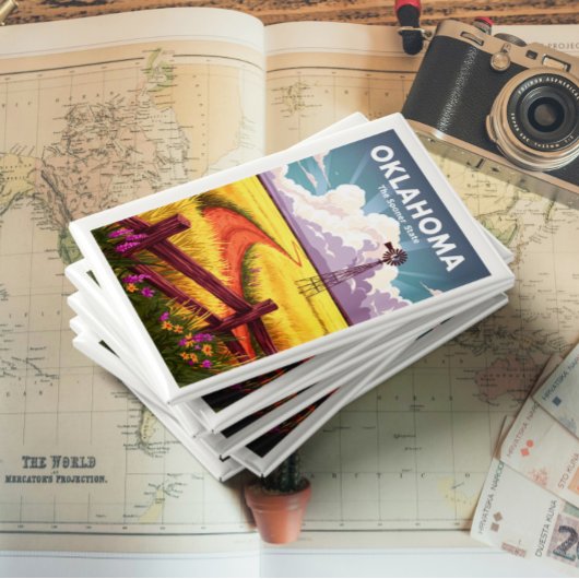 Vintages Oklahoma Magnet