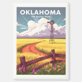 Vintages Oklahoma Magnet (Vorderseite)