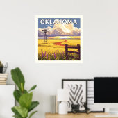 Vintages Oklahoma Poster (Heimbüro)