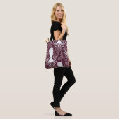Vintages Oktopus-Muster. Tasche (Am Model)