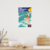 Vintages Old Orchard Beach Mainreise Plakat (Küche)