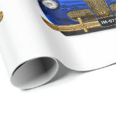 Vintages Oldtimer Geschenkpapier (Rolleneckpunkt)