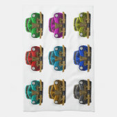 Vintages Oldtimer Geschirrtuch (Vertikal)