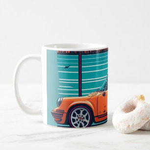 Vintages Oldtimer Kaffeetasse