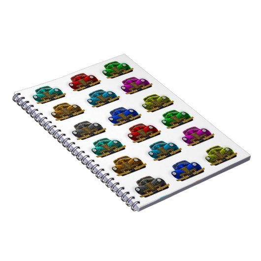 Vintages Oldtimer Notizblock (Rechte Seite)