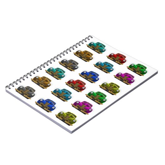 Vintages Oldtimer Notizblock (Linke Seite)