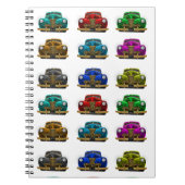 Vintages Oldtimer Notizblock (Vorderseite)