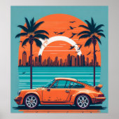 Vintages Oldtimer Poster (Vorne)