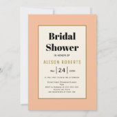 Vintages Oleander Blumenhochzeit Brautparty Einladung (Rückseite)