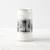 Vintages Ölfeld Bierglas (Mittel)