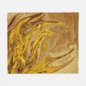 Vintages Ölgemälde | Beste moderne abstrakte Kunst Fleecedecke (Vorderseite (Horizontal))