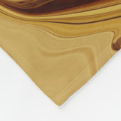 Vintages Ölgemälde | Beste moderne abstrakte Kunst Fleecedecke (Ecke)