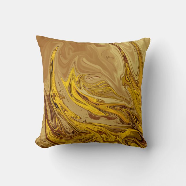 Vintages Ölgemälde | Beste moderne abstrakte Kunst Kissen (Vorderseite)