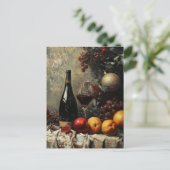 Vintages Ölgemälde nach Lebensdauer Postkarte (Stehend Vorderseite)