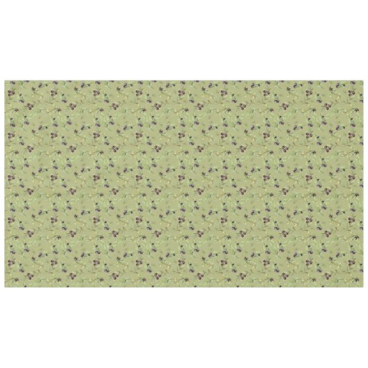 Vintages Olive Leaf Muster Tischdecke (Vorderseite (Horizontal))