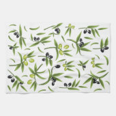 Vintages Olivenmuster Geschirrtuch (Horizontal)