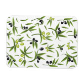 Vintages Olivenmuster Magnet (Horizontal)