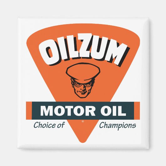 Vintages Ölzeichen Magnet (Vorne)