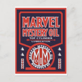 Vintages Ölzeichen Postkarte (Vorderseite)