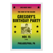 Vintages Ombre Concept Poster mit Foto Custom (Vorderseite)